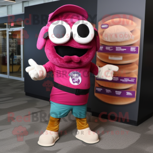 Magenta Bagels mascotte...