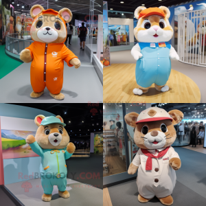  hamster maskot kostume...