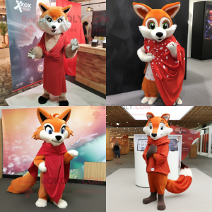 Postava maskota Red Fox...