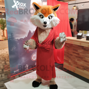 Postava maskota Red Fox...