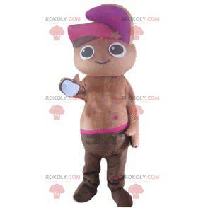 Menino mascote africano sultão sem camisa - Redbrokoly.com