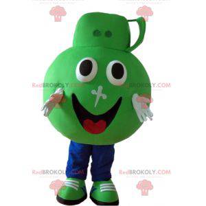 Mascote de produtos domésticos verdes Dettol - Redbrokoly.com