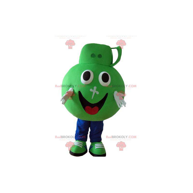 Mascote de produtos domésticos verdes Dettol - Redbrokoly.com