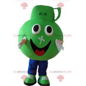 Mascote de produtos domésticos verdes Dettol - Redbrokoly.com