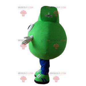 Mascote de produtos domésticos verdes Dettol - Redbrokoly.com