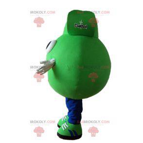 Dettol grön hushållsproduktmaskot - Redbrokoly.com
