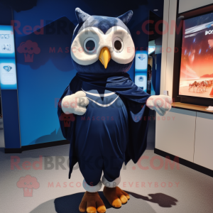 Navy Owl mascotte kostuum...