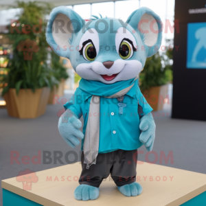 Turquoise Dormouse mascotte...