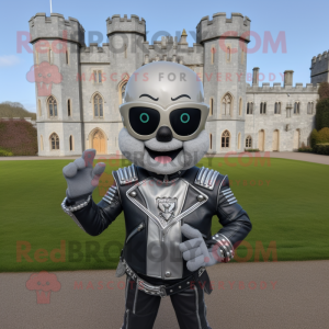 Silver Irish Castle maskot...