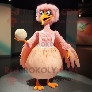 Peach Vulture maskot drakt...