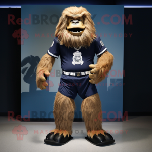 Navy Sasquatch mascotte...