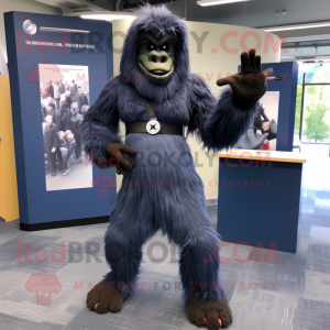 Navy Sasquatch mascotte...