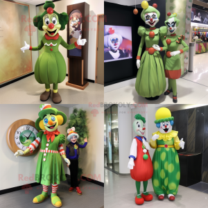 Postava maskota Olive Clown...