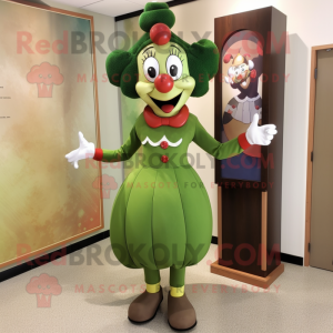 Olive Clown mascotte...