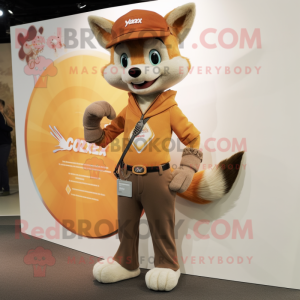 Tan Fox mascotte kostuum...