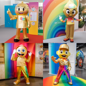 Gold Rainbow maskot...