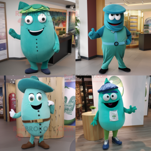 Teal Cucumber mascotte...