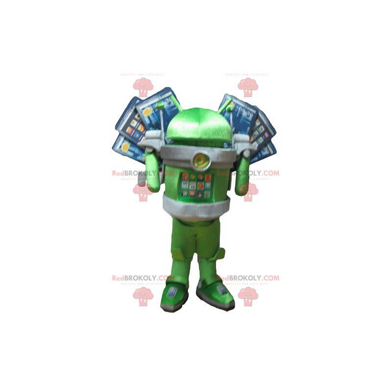 Famoso logo mascotte Bugdroid dei telefoni Android -