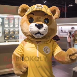 Gold Mountain Lion mascotte...