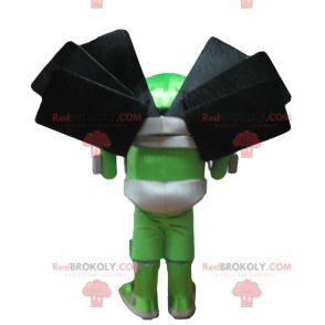 Logotipo famoso do mascote Bugdroid de telefones Android -