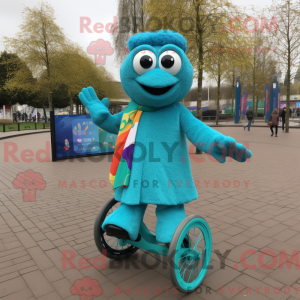 Turkis Unicyclist maskot...