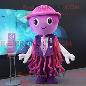 Magenta manet maskot...