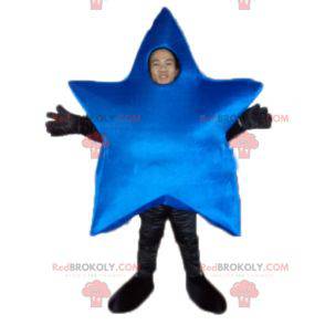 Very beautiful giant blue star mascot - Redbrokoly.com