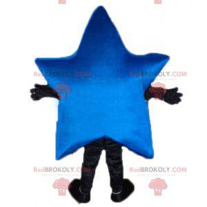 Zeer mooie gigantische blauwe ster mascotte - Redbrokoly.com