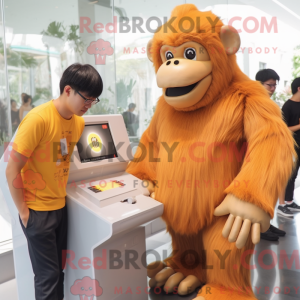Gull Orangutang mask drakt...