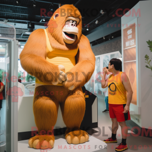 Gull Orangutang maskot...