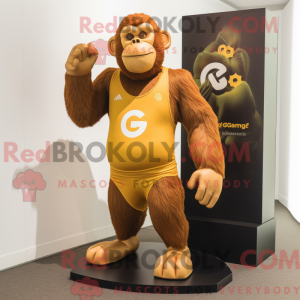 Gull Orangutang mask drakt...