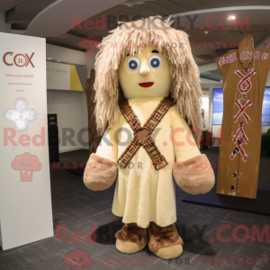 Costume mascotte de croix...