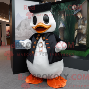 Mascotte de Mandarin blanc...
