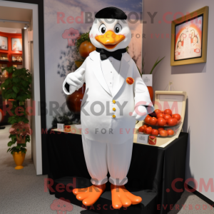 Mascotte de Mandarin blanc...