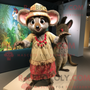 Tan Aye-Aye máscara de...