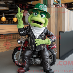 Green Bbq Ribs mascot...
