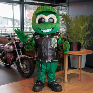Green Bbq Ribs mascot...