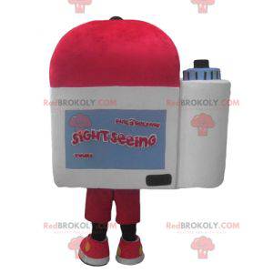 Kamera maskot med rød hette - Redbrokoly.com