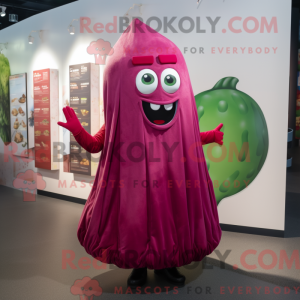 Magenta Cucumber mascot...