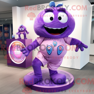 Disfraz de mascota Purple...