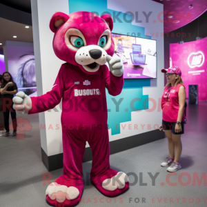 Magenta Puma máscara de...