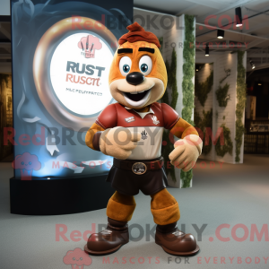 Rust Hourglass mask drakt...