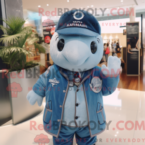 Narhval maskot kostume...