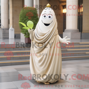 Beige peer mascotte kostuum...