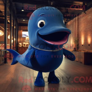 Personaggio mascotte balena...
