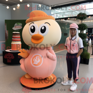 Peach Wedding Cake mascot...