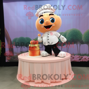 Perzik bruidstaart mascotte...