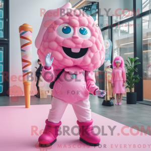 Costume mascotte de crème...