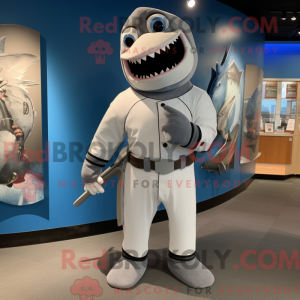 Silver Swordfish mascot...