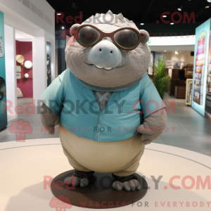 Glyptodon-mascottekostuum...